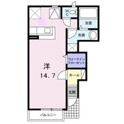 サウス ヒルズ Ⅰの間取り画像