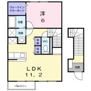 サウス ヒルズ Ⅰの間取り画像