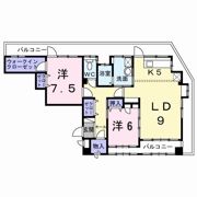 メイト鷹匠の間取り画像