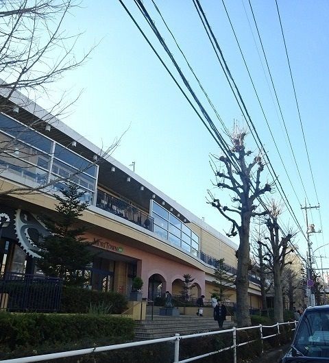 近くのモリタウンまで750m(徒歩10分)