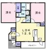 シャルマンAの間取り画像