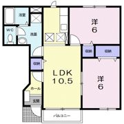 サニーヴィラ弐番館Aの間取り画像