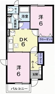 メロディオーソ Aの間取り画像