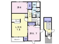 リュミエール・エスト Bの間取り画像