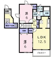 ガーデンスクエア セレシアEの間取り画像