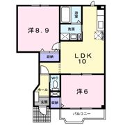 パルーデⅠの間取り画像