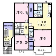 パルーデⅠの間取り画像