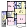 パルーデⅠの間取り画像
