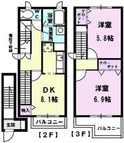 ヴィオラ21の間取り画像