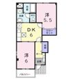 ラフレシール ヴィラAの間取り画像
