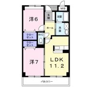 シオン秋山の間取り画像