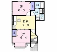 エアリーコート ウエストの間取り画像