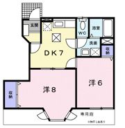 かあさけやき Aの間取り画像