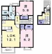 マウンテンヒルズの間取り画像