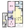 ハイツ陽気Cの間取り画像