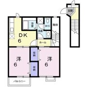 カルムメゾン（生駒市）の間取り画像