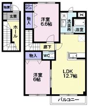 チェルシーハウスY＆S C棟の間取り画像
