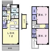 ヒロハウス Bの間取り画像