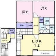 サンヒルズ Bの間取り画像