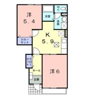 ポプラールの間取り画像