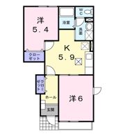 ポプラールの間取り画像