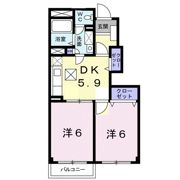 アカシア Aの間取り画像