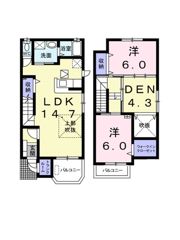 カルフ－ルSの間取り画像