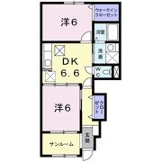 クレストール Bの間取り画像
