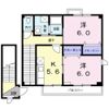 クラール Bの間取り画像
