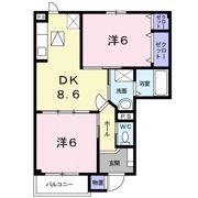 サンヒルズ Bの間取り画像