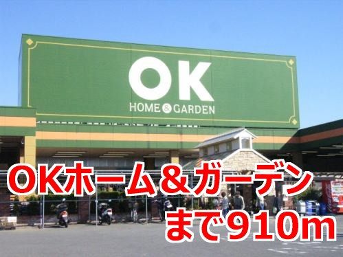 近くのOKホーム&ガーデンまで910m(徒歩12分)