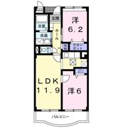 トゥジュール・ヴェールの間取り画像