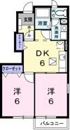サンパティークBの間取り画像