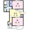 シャンティ北小田 Аの間取り画像