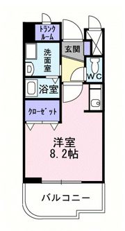 レフィナードEの間取り画像