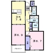 ア・ラ・モード Ⅰの間取り画像