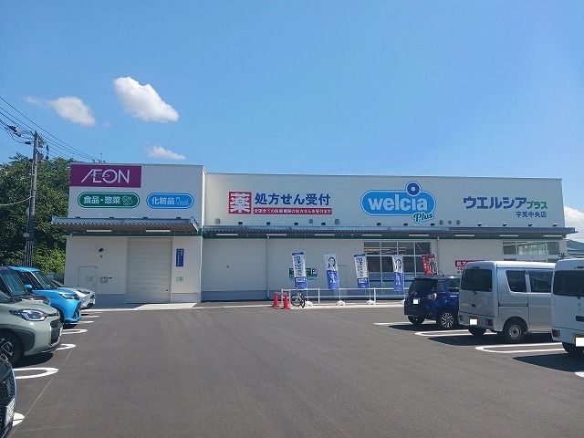 近くのウエルシアプラスまで350m（徒歩5分）
