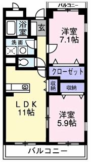 プラムガーデンの間取り画像