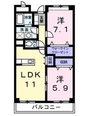 プラムガーデンの間取り画像