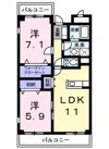 プラムガーデンの間取り画像