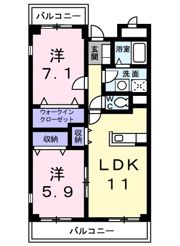 プラムガーデンの間取り画像