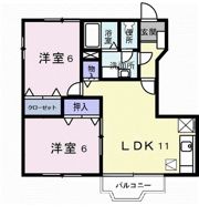 フルールAの間取り画像