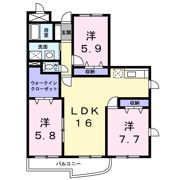 クラール ダンケの間取り画像