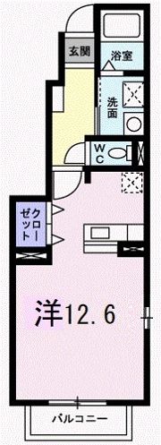 クリザンテームの間取り画像