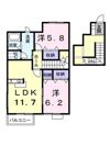 ソレアード・プラーサBの間取り画像