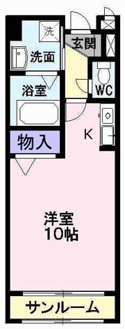 メルベーユの間取り画像