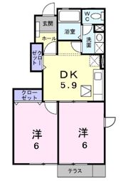 ヴェルジネの間取り画像