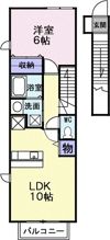 ジェントリー下条B棟の間取り画像