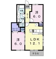 スリーエムBの間取り画像