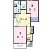 ビーミングベルⅡの間取り画像